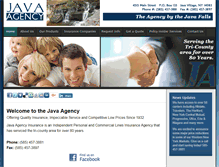 Tablet Screenshot of java-agency.com